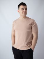 Футболка чоловіча базова бежева
