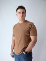 Футболка чоловіча базова мокко