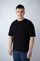 Футболка чоловіча oversize чорна