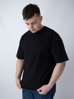 Футболка чоловіча oversize чорна