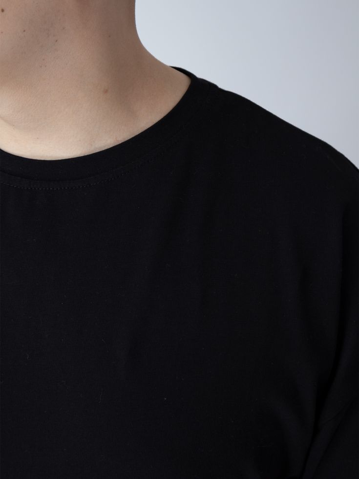 Футболка чоловіча oversize чорна