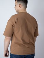 Футболка чоловіча oversize мокко