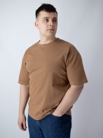 Футболка чоловіча oversize мокко