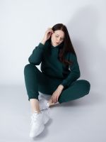 Теплые женские штаны на флисе спортивные Кокон бутылка