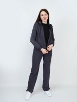 Спортивный костюм женский Грация темно серый