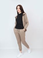 Спортивный костюм женский Ягодка коричневый